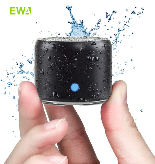 EWA A106 Pro waterproof Mini Bluetooth Speaker with Custom Bass Radiator.